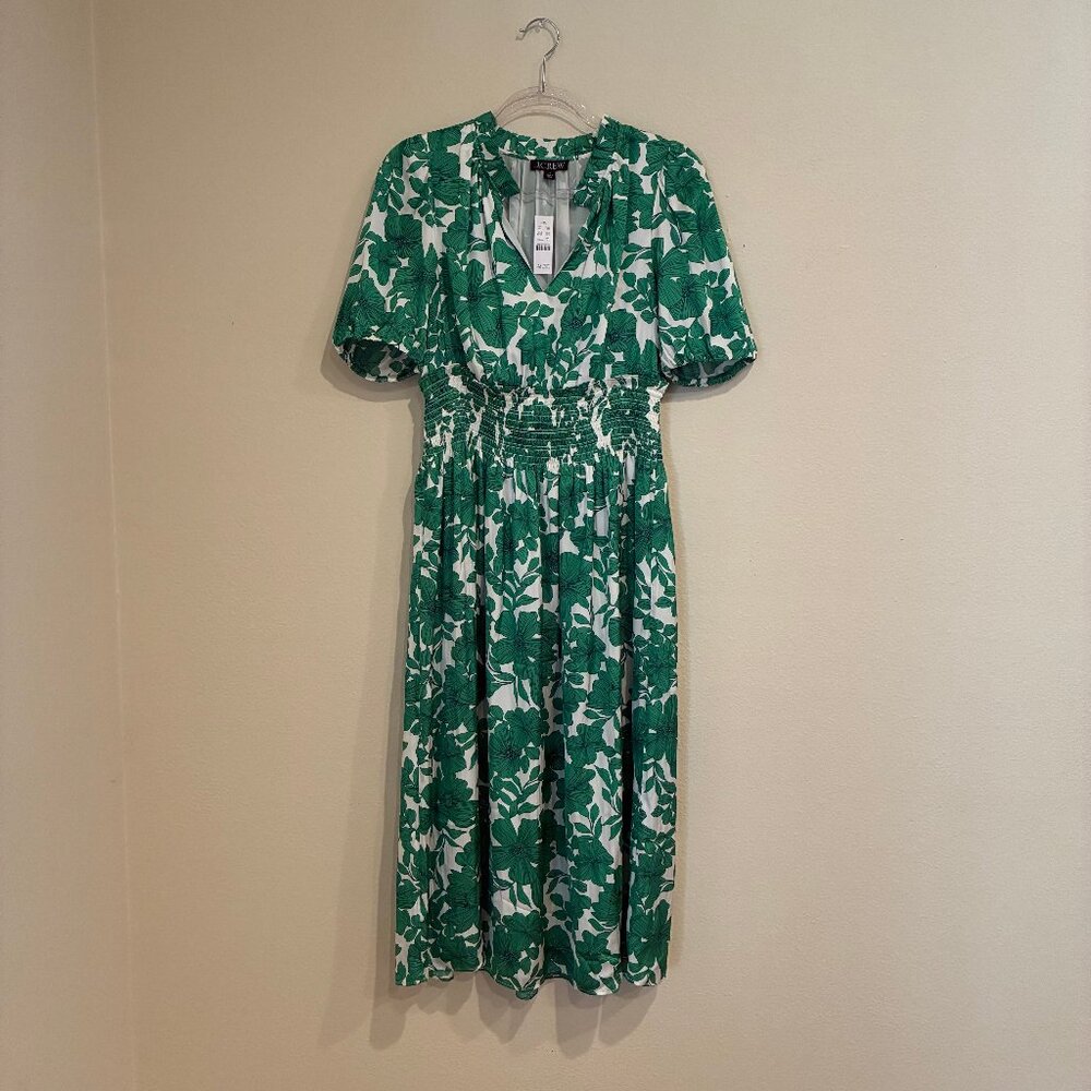 JCrew Botanical Midi Dress